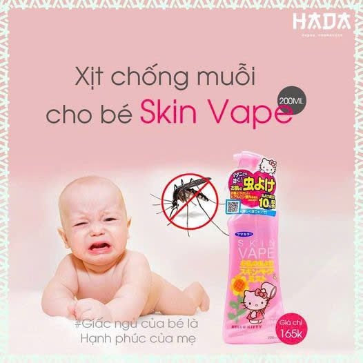 XỊT MUỖI VÀ CÔN TRÙNG SKIN VAPE NHẬT BẢN